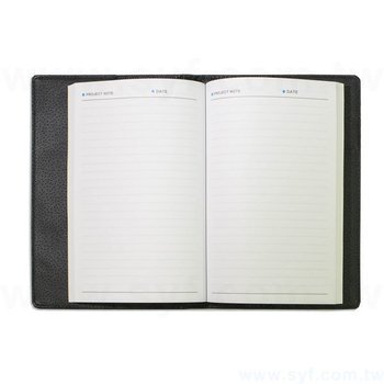 簡約風格工商日誌-翻開式平裝萬用手冊-可訂製內頁及客製化加印LOGO_3